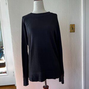 lululemon Black Lightweight Crewneck Sweater – Size S
